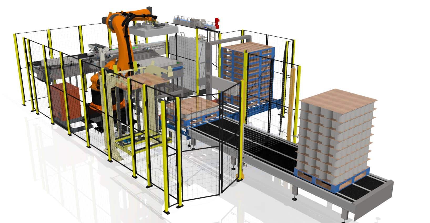 Automated Robotic De-palletising Systems